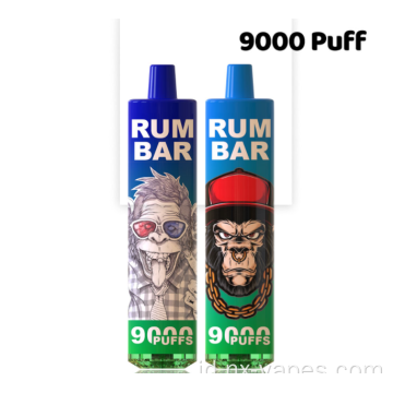 Rum Bar 9000 Puffs Disposable Vapes Grosir